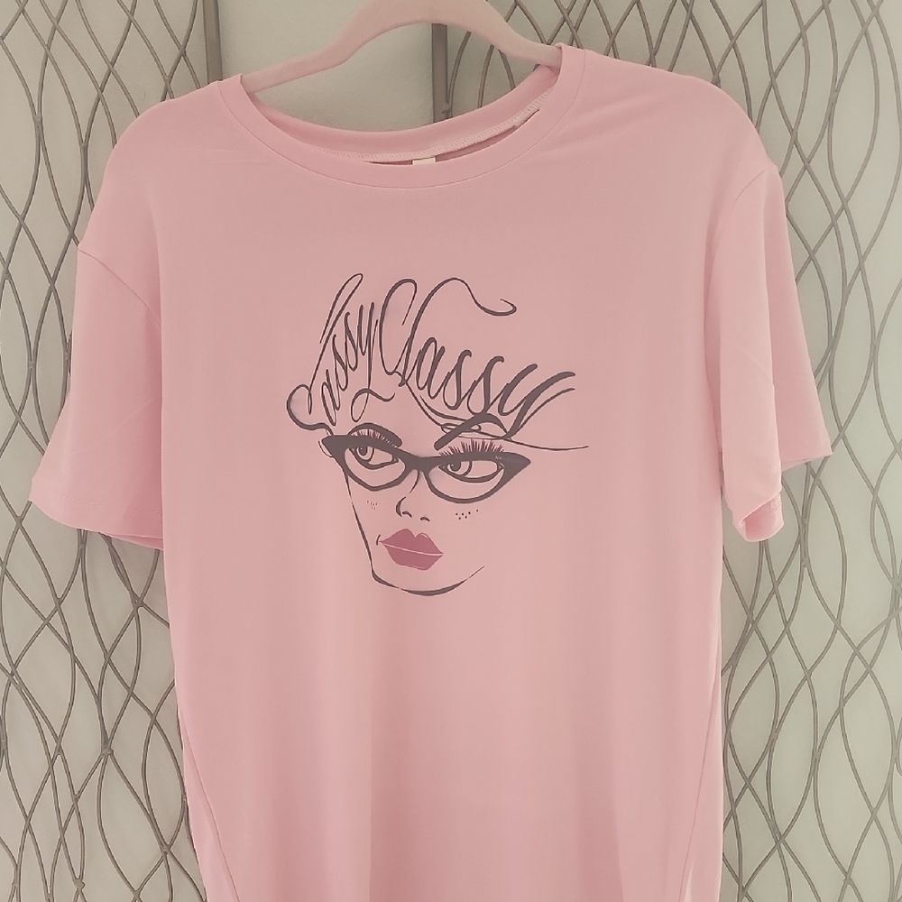 Pink Graphic Short Sleeve Tee